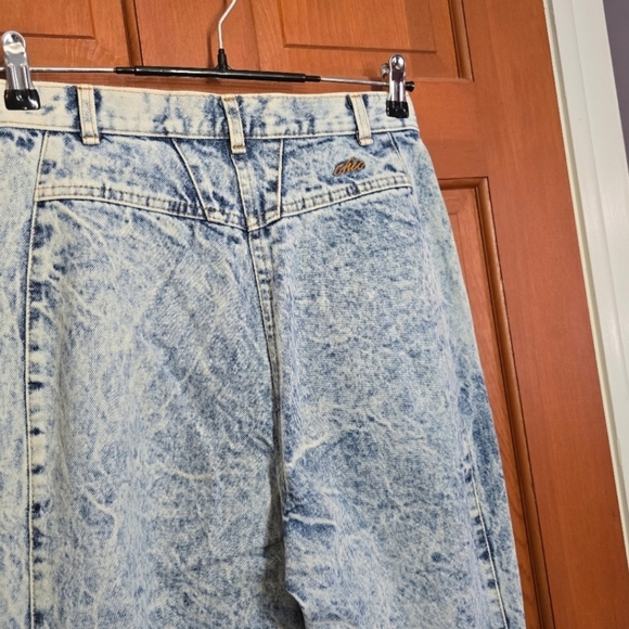 Vintage Chic 80s acid wash distressed jeans sz 10 - Picture 5 of 9